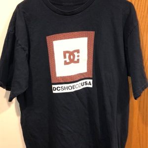 Navy Blue DC Shoe Co T-shirt